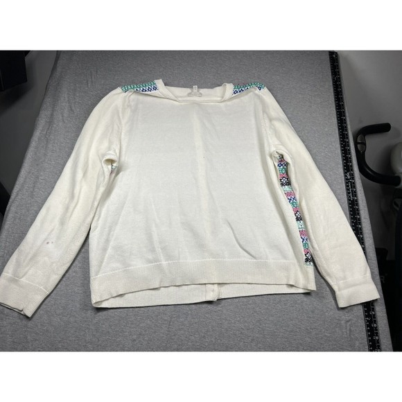 Talbots Fair‎ Isle Multicolor Long Sleeve Cotton Blend Cardigan, Size XL - Picture 7 of 7